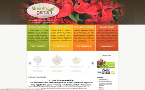 Il sito online di Musetti Garden