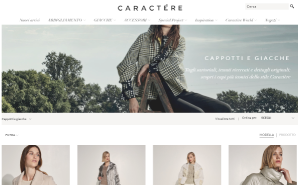Il sito online di Caractère