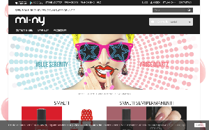 Il sito online di MI-NY Cosmetics