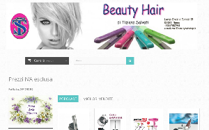 Il sito online di Beauty Hair Shop