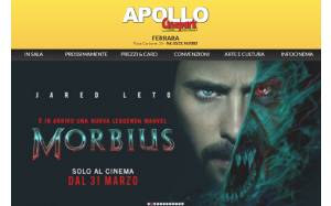 Il sito online di Apollo Cinepark Ferrara