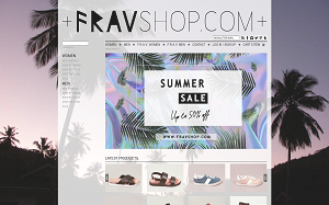 Il sito online di Frav shop