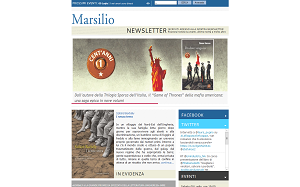 Il sito online di Marsilio editori