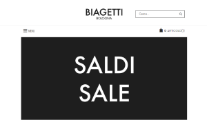 Il sito online di Biagetti