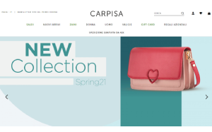 Il sito online di Carpisa