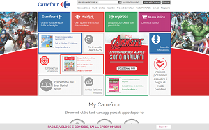 Il sito online di Carrefour.it