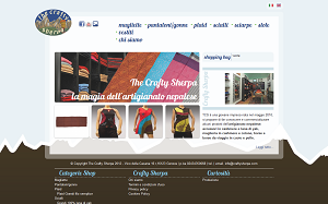 Il sito online di The Crafty Sherpa