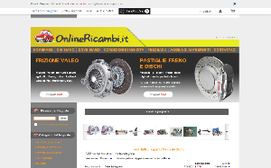 Il sito online di Online Ricambi