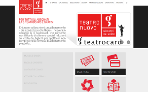 Il sito online di Teatro Nuovo Udine