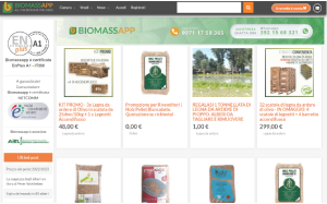 Il sito online di Biomassapp