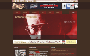 Il sito online di Antonello venditti