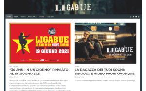 Il sito online di Ligabue