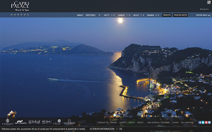 Il sito online di Capri Palace