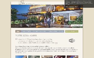 Il sito online di Hotel Luna