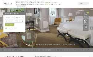 Il sito online di Westin Palace Milan