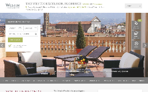 Il sito online di Westin Florence