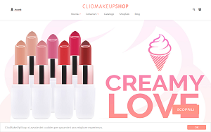 Il sito online di ClioMakeUpShop