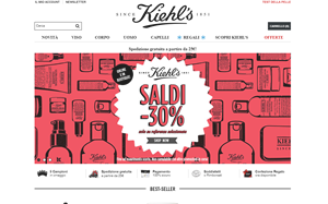 Il sito online di Kiehl's