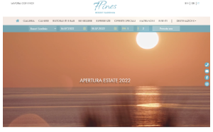 Il sito online di 7 Pines Resort Sardinia