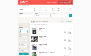 Il sito online di Subito Auto
