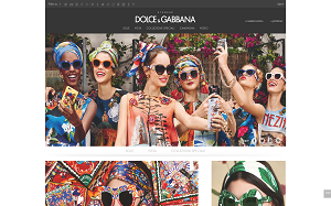 Il sito online di Dolce & Gabbana occhiali