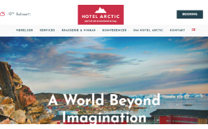 Il sito online di Hotel Arctic