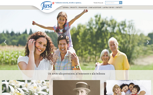 Il sito online di Just Italia