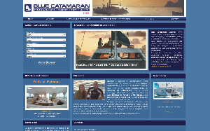 Il sito online di Blue catamaran