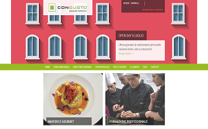Il sito online di Congusto Scuola di Cucina
