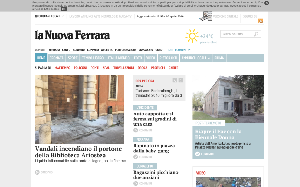 Il sito online di La Nuova Ferrara