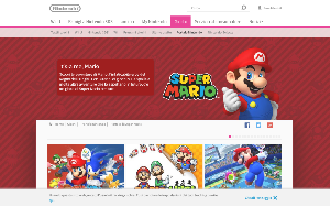 Il sito online di Super Mario