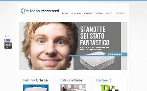 Il sito online di De Maso Materassi