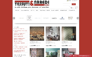 Il sito online di Tessuti e Arredi
