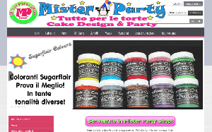 Il sito online di Mister Party Shop
