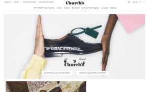 Il sito online di Church’s