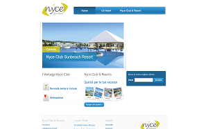 Il sito online di Nyce Club Resort