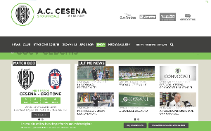 Il sito online di Cesena Calcio