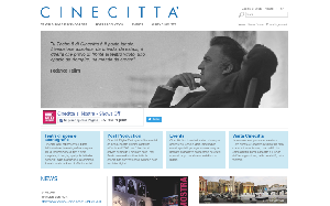 Il sito online di Cinecitta