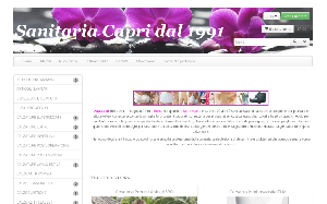 Il sito online di Sanitaria Capri