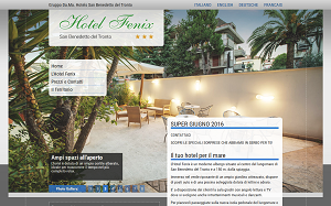 Il sito online di Hotel Fenix San Benedetto del Tronto