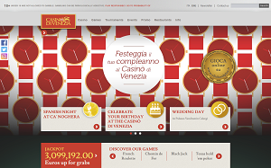 Il sito online di Casino venezia