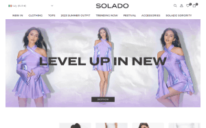 Il sito online di Solado