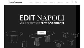 Il sito online di Forma&Cemento