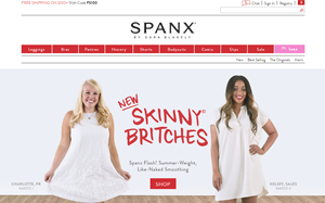Il sito online di Spanx