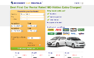 Il sito online di Economy car rentals