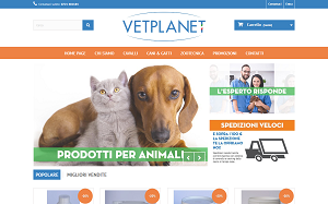 Il sito online di Vetplanet
