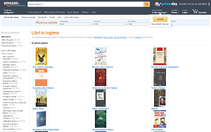 Il sito online di Amazon books