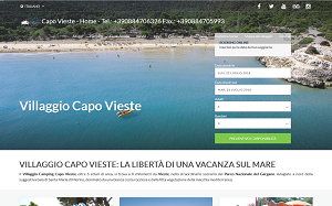 Il sito online di Villaggio Capo vieste