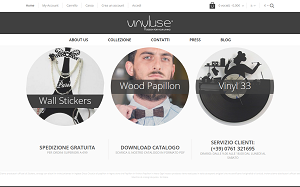 Visita lo shopping online di Vinyluse
