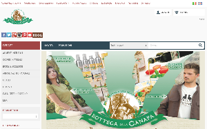 Il sito online di Bottega della Canapa